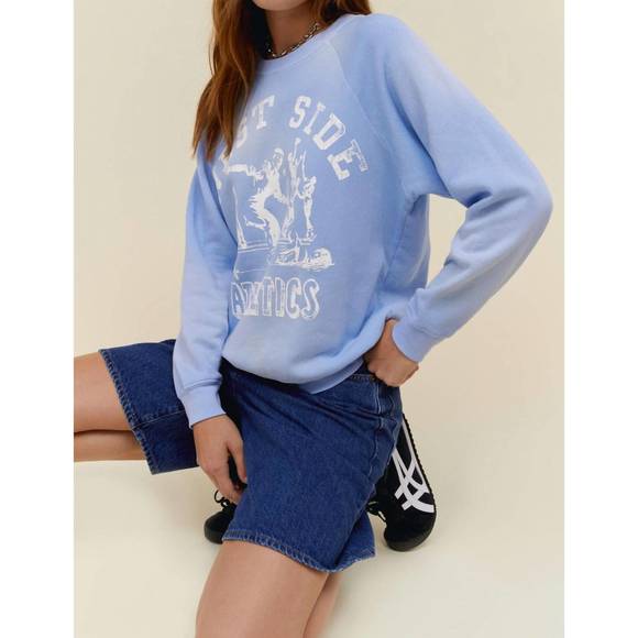 NEW DAYDREAMER west side vintage sweatshirt in blue - Picture 2 of 3